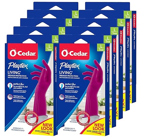 Playtex Gloves Living Premium Protection, Large 1 Pair ( Pack of 10)