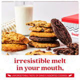 David's Cookies Father's Day Cookie Gift Tin - 2lbs Fresh-Baked Gourmet Assorted Cookies | Classic Flavors from Traditional Recipes | Bakery Dessert