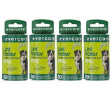 Evercare Extra Sticky Pet Lint Roller Refill 60 sheets - Pack of 4