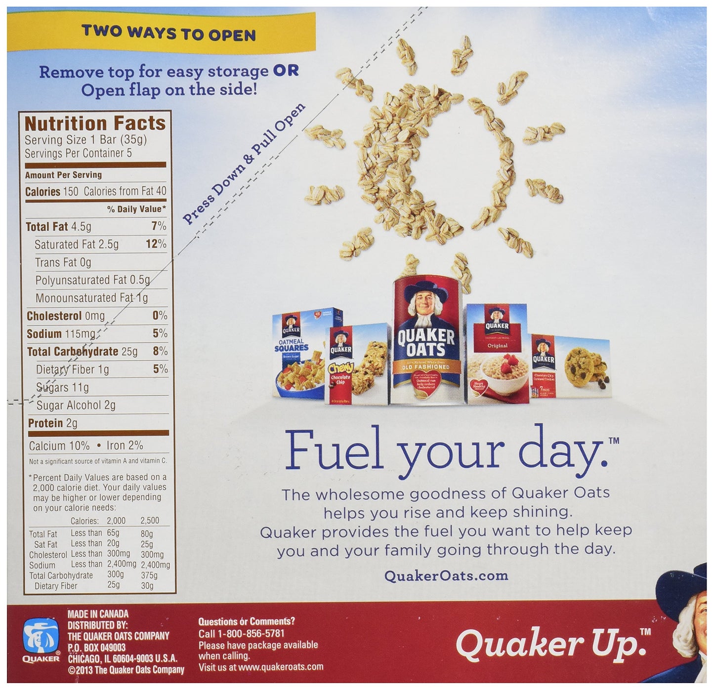 Quaker Chewy Yogurt Granola Bars, Strawberry, 6.1 oz