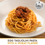 Morelli Egg Tagliolini Italian Pasta Noodles - Gourmet Pasta Handmade in Small Batches with Durum Wheat Semolina, Imported from Italy - 8.8 oz (250
