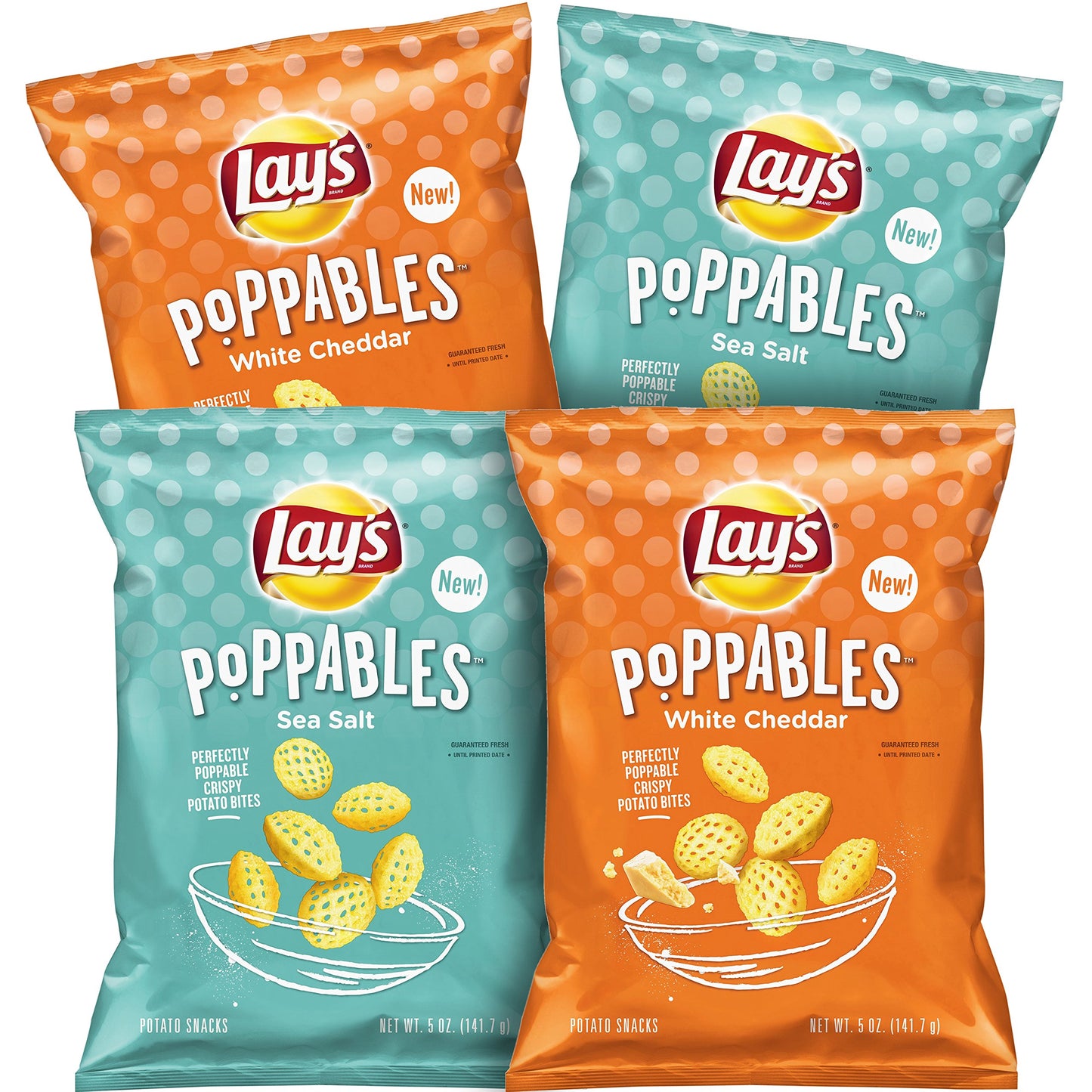Lay's Poppables Variety Pack, 4 Count
