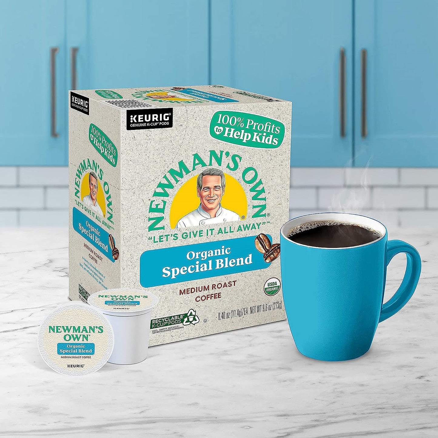 40-count K-cup Portion Packs for Keurig K-cup Brewers, Newman's Own Special Blend