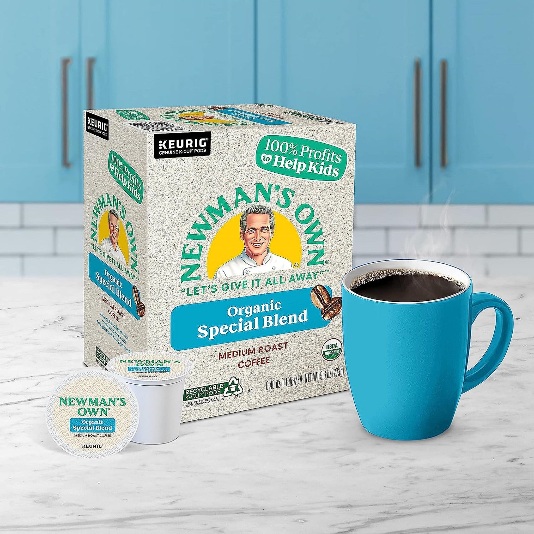40-count K-cup Portion Packs for Keurig K-cup Brewers, Newman's Own Special Blend