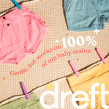 Dreft Baby Liquid Laundry Detergent, Gentle on Sensitive Skin Laundry Soap, 42 fl oz, 32 Loads (Packaging May Vary)