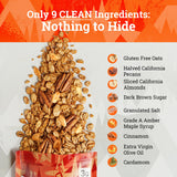 Ladera Almond Pecan Granola - Low Sugar Artisanal Breakfast Cereal, Gluten Free & Vegan, Honest Ingredients, 11 OZ