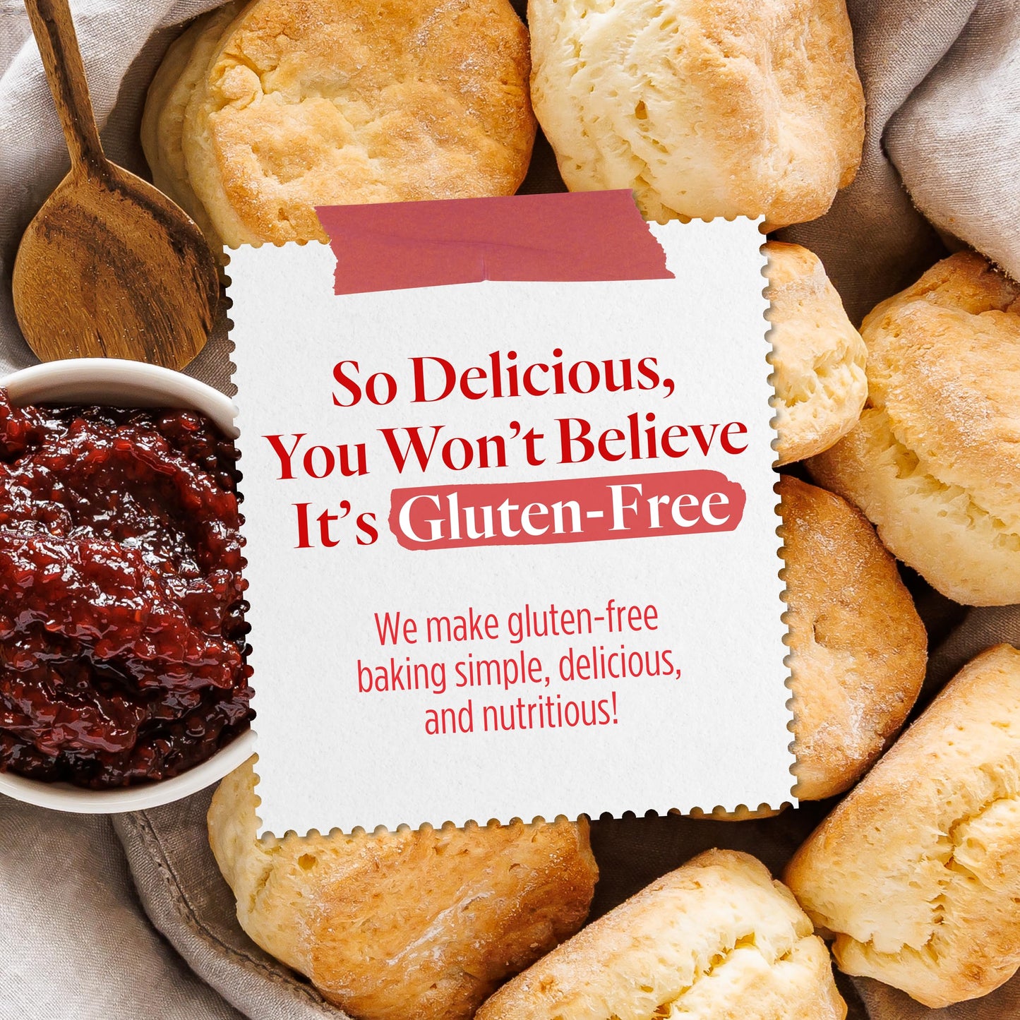 Duinkerken Gluten Free Biscuit Mix, 1.04 Pound