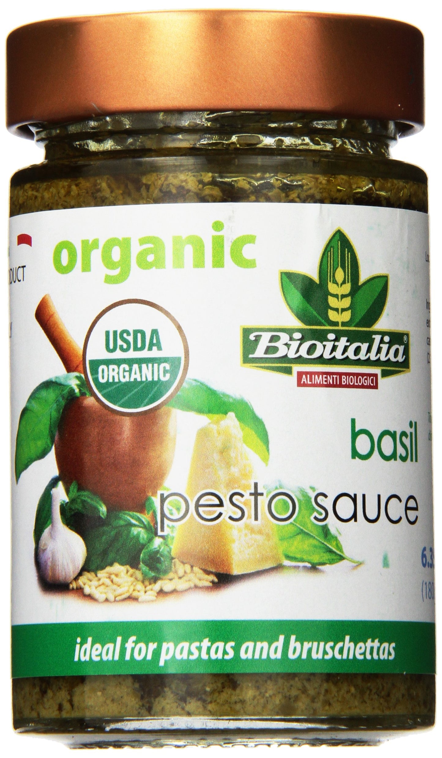 Bioitalia, Pesto Organic, 6.35 Ounce