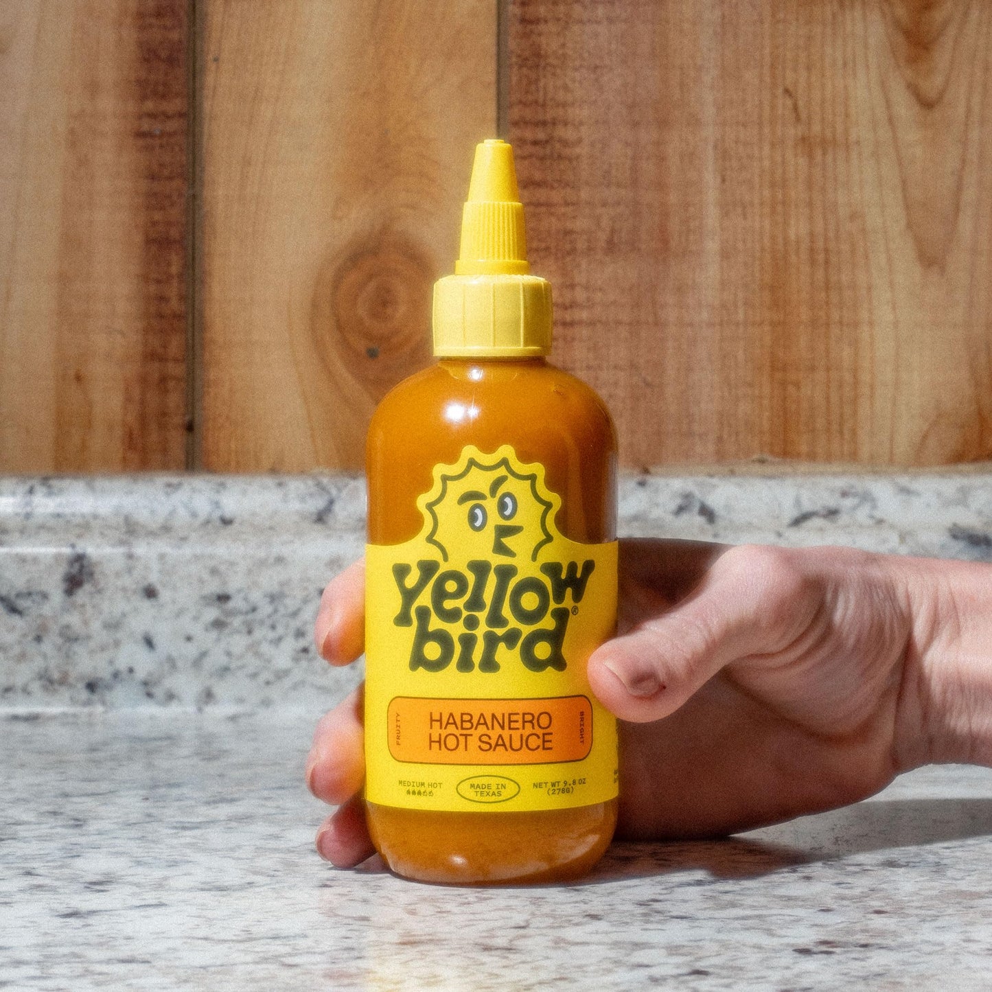 Yellowbird® Classic Habanero Hot Sauce 9.8 oz. Pantry Size (Medium Hot | 2 Bottles | Made in Texas)