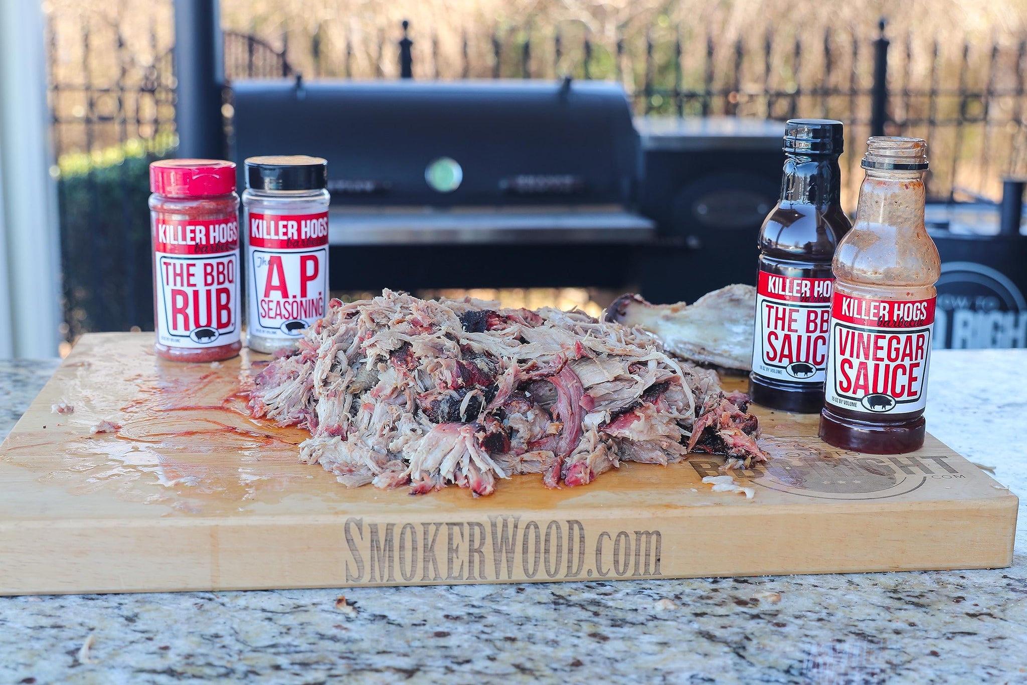 Killer Hogs The BBQ and HOT BBQ Rub, AP Seasoning Bundle, 3 Championship Barbecue Spice Blends for Grilling, Smoking, Searing, Beef, Chicken, Pork