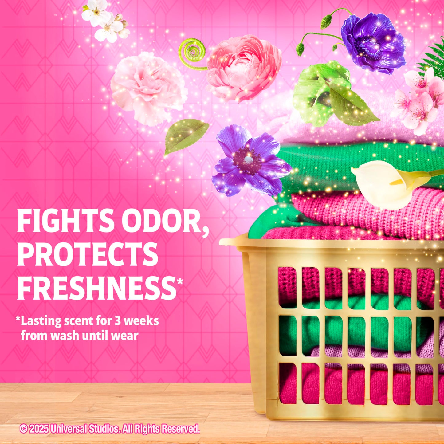 Gain Flings! "Wicked: For Good" Limited Edition Laundry Detergent Pacs, 42 Count, Fantabulous Floral Scent, 3 in 1 HE Detergent Pacs with Oxi Boost
