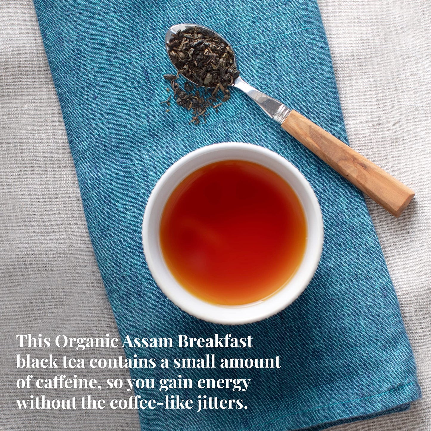 The Republic of Tea Organic Assam Breakfast Black Full-Leaf Loose Tea | 3.5 Oz Tin | Steeps 50 Cups