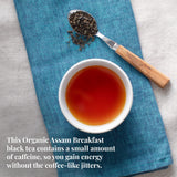 The Republic of Tea Organic Assam Breakfast Black Full-Leaf Loose Tea | 3.5 Oz Tin | Steeps 50 Cups