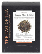The Tao of Tea Oregon Mint & Tulsi Box Pyramid Sachets, 15 Pyramid Sachets