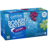 Capri Sun Roarin Waters Flavored Beverage Pouches, Grape, 15 Ounce