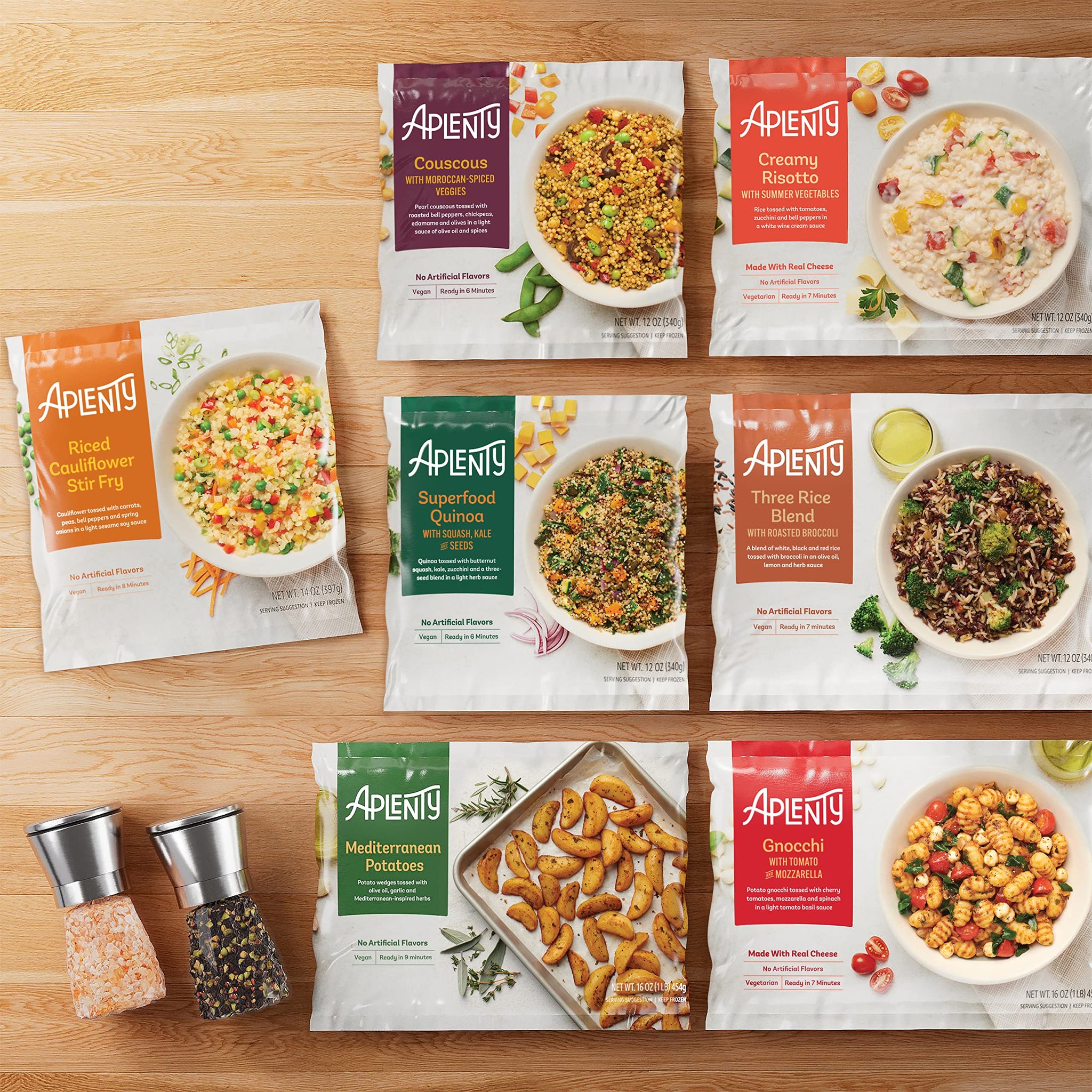 Amazon Brand - Aplenty, Superfood Quinoa with Squash, Kale and Seeds, 12 oz (Frozen)