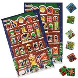 Fruidles Christmas Chocolate Advent Calendar, Christmas By the Creek, Christmas Calendar, 24 Pieces (2-Pack)