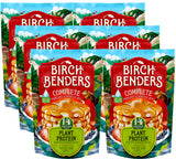 Birch Benders Plant Protein Pancake & Waffle Mix, Vegan, 14g Plant-Based Protein, Just Add Water, 14 oz (Pack of 6)