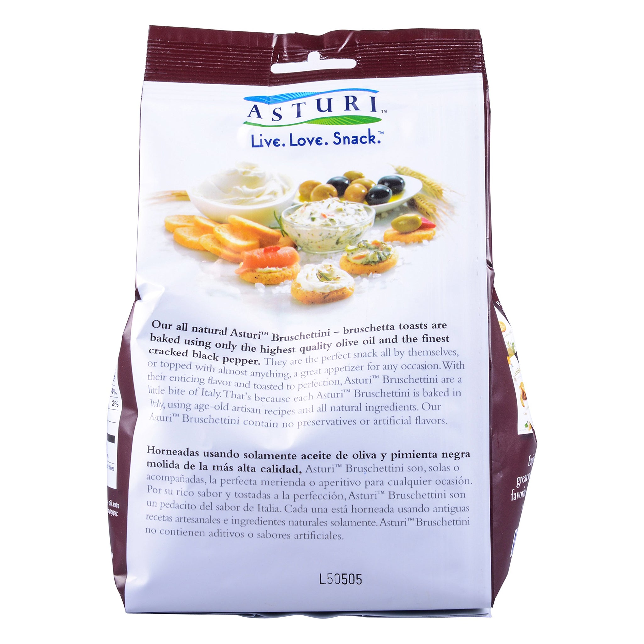 Asturi Bruschettini, Cracked Black Pepper, 4.23 Ounce