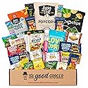 ALL NATURAL Healthy Snacks Care Package (30 Ct): Bars, Cookies, Puffs, Crispy Fruit, Trail Mix, Gift Box, Office Assortment Variety Pack, College
