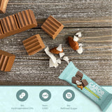 Missy J's Organic Carob Coconut, Almond and Sea Salt Truffley Treats 12 Pack, Vegan Gluten and Caffeine free, Healthy Substitute for Chocolate