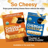 Healthier Comforts Organic Cheddar Cheese Powder | Gluten Free, Keto-Friendly, Non-GMO, Antibiotic & Hormone Free | Perfect for Popcorn Seasoning, Mac
