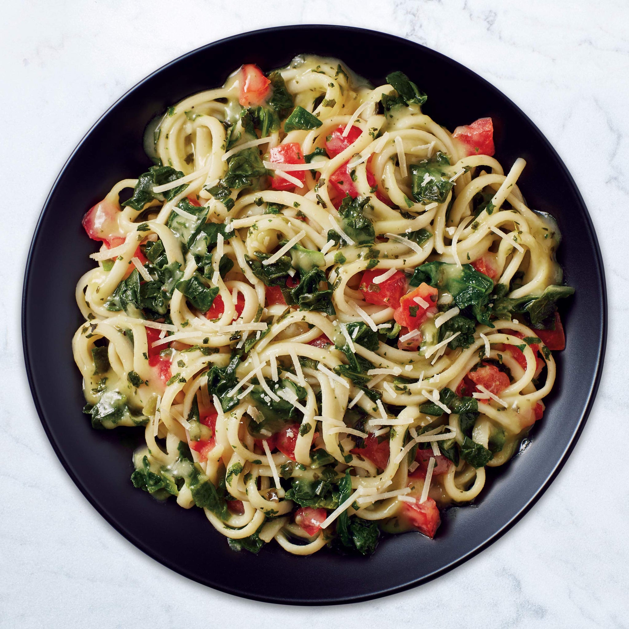 Healthy Choice Simply Steamers Creamy Spinach & Tomato Linguini Frozen Meal, 9 oz.