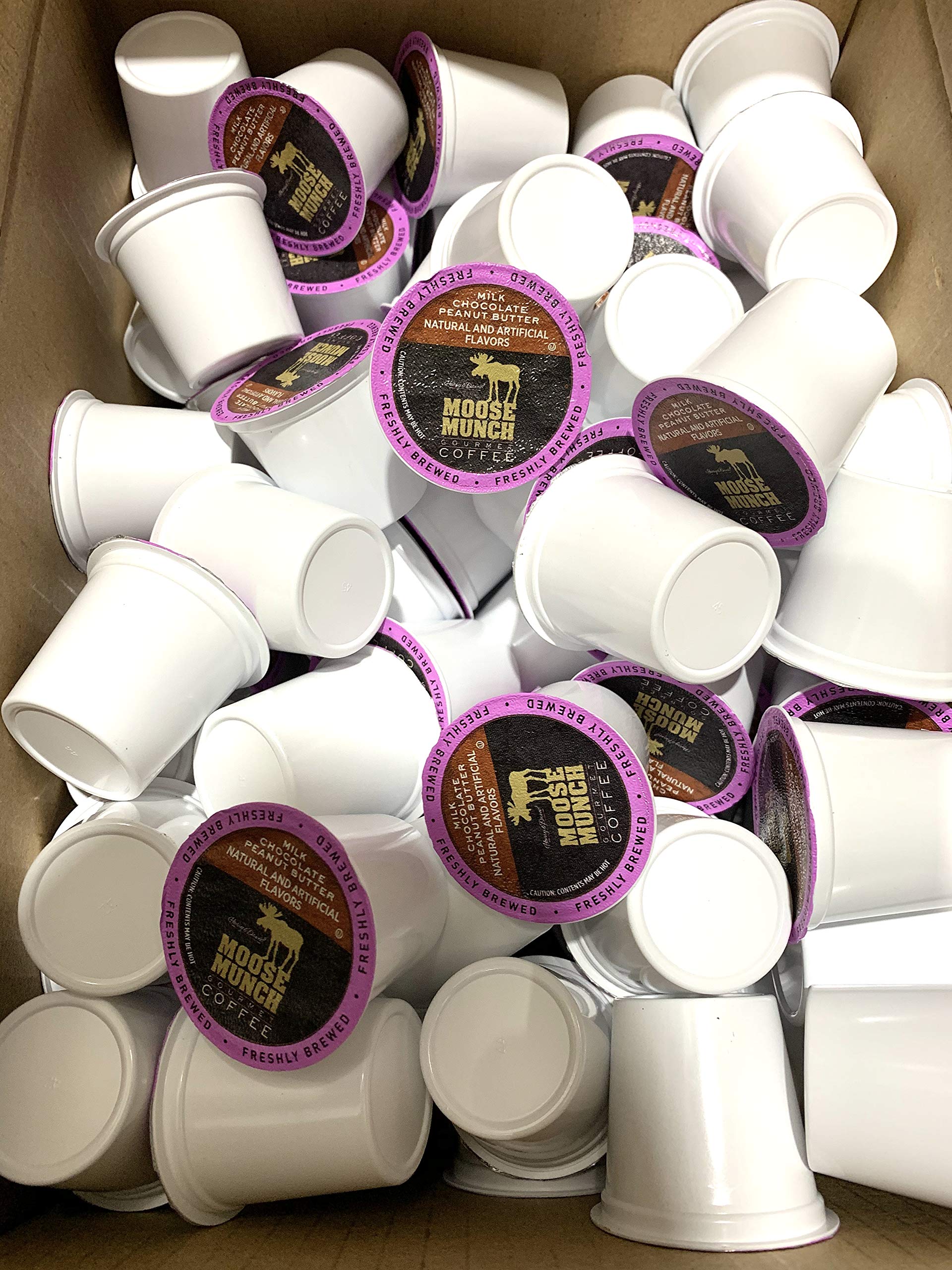 Moose Munch Coffee by Harry & David, Milk Chocolate Peanut Butter, 100 Single Serve Cups