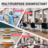 Lucasol One Step Disinfectant, 1 Quart (32 Ounce), All Purpose Cleaner Spray For Hospitals, Barber Supplies, Household Essentials, School, Salons