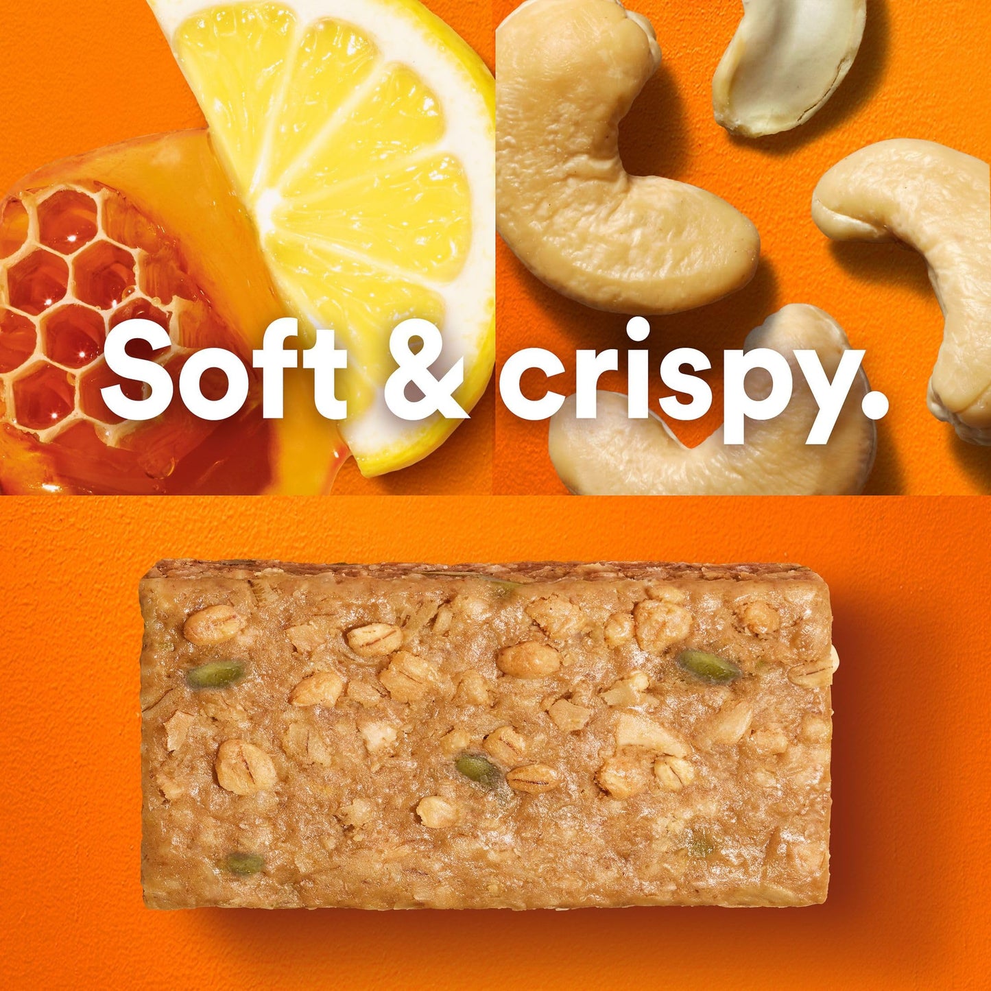 RXBAR Nut Butter and Oat Protein Bars, Protein Snacks, Snack Bars, Lemon Honey Cashew Butter, 9.7oz Box (5 Count)