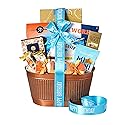 Broadway Basketeers Happy Birthday Gift Basket of Gourmet Sweets & Snacks Share the Joy with Jam Packed Birthday Gift Basket Perfect for Mom, Dad
