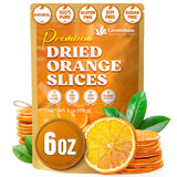 Lavendium, Premium 6oz Dried Orange Slices, 100% Natural & Pure, No Additives or Preservatives, Non-GMO, Plant-Based & Vegan, Perfect for Tea