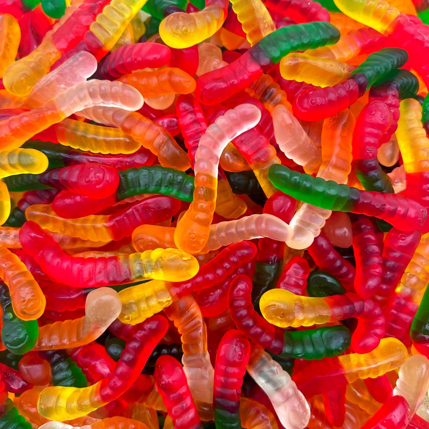 Mini Gummy Worms Candy, Chewy Fruity Treat (1 Pound Bag)