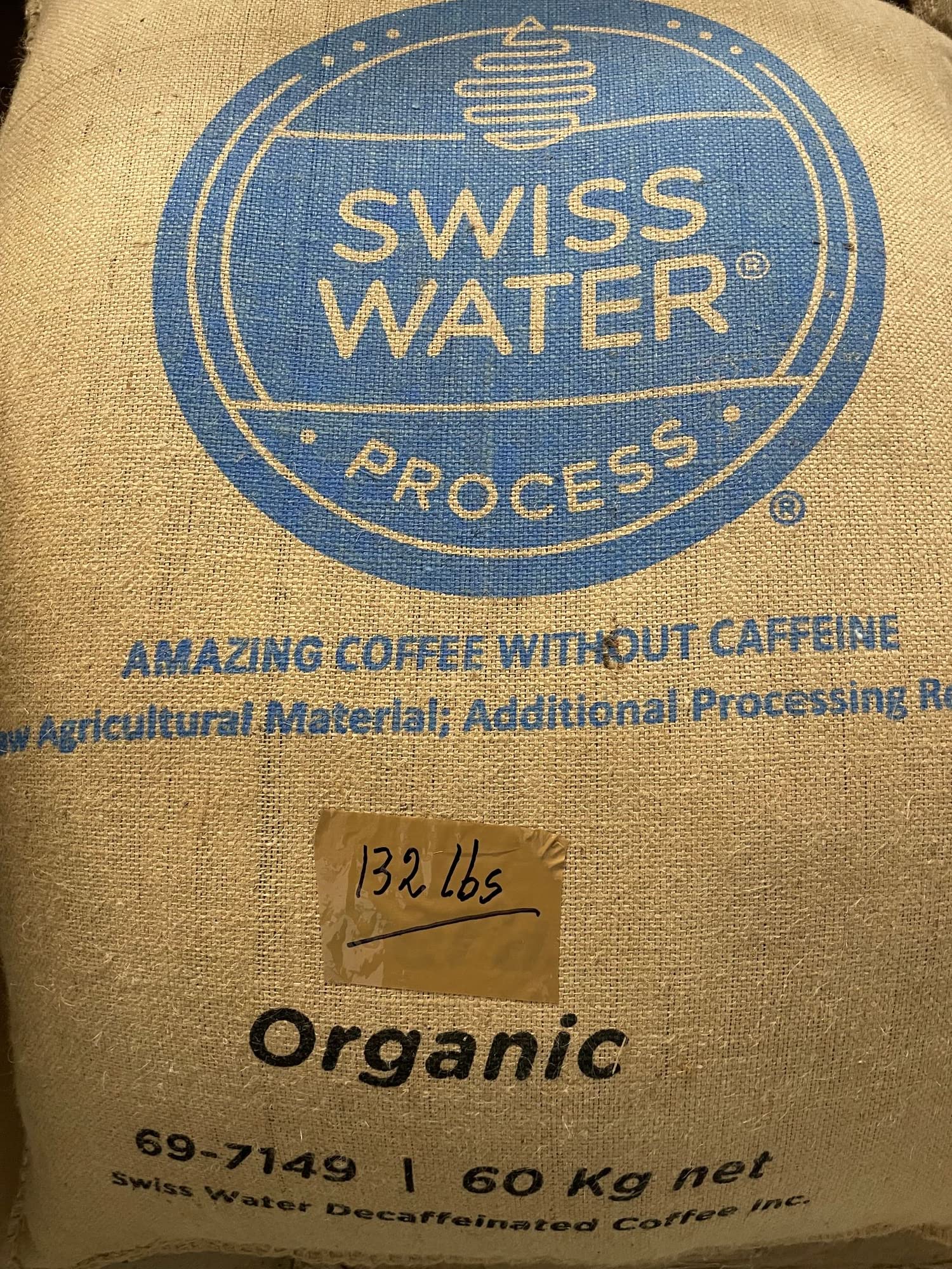 Half Caff Blend Swiss Water | Organic | 100% Arabica | Medium Roast | California Fresh Roasted (Ground 12oz 1-Pack)