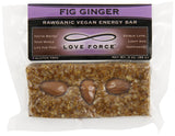 Love Force Rawganic Vegan Energy Bar, Fig Ginger, 3 Ounce