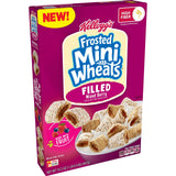 Kellogg's Frosted Mini-Wheats Filled, Breakfast Cereal, Mixed Berry, 16.5oz Box