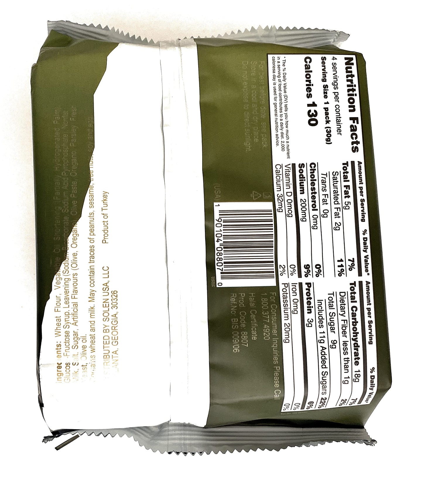 DLCUEL Crackers with Olive and Oregano 2 Pack 4.23 oz Each