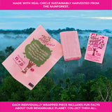 Tree Hugger Classic Bubble Gum Sweetened with 100% Tooth Friendly Xylitol, 1.4 oz /8 Pieces Per bag (Pack of 12 Bags)