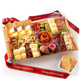 Nibble Charcuterie Congratulations Deluxe Board for 4-5, Ready to Serve Charcuterie Board