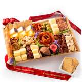 Nibble Charcuterie Congratulations Deluxe Board for 4-5, Ready to Serve Charcuterie Board