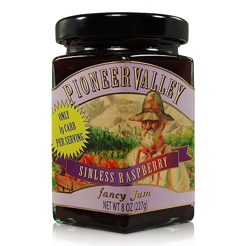 Pioneer Valley Fancy Sinless Raspberry Jam (no added sugar, low carb)