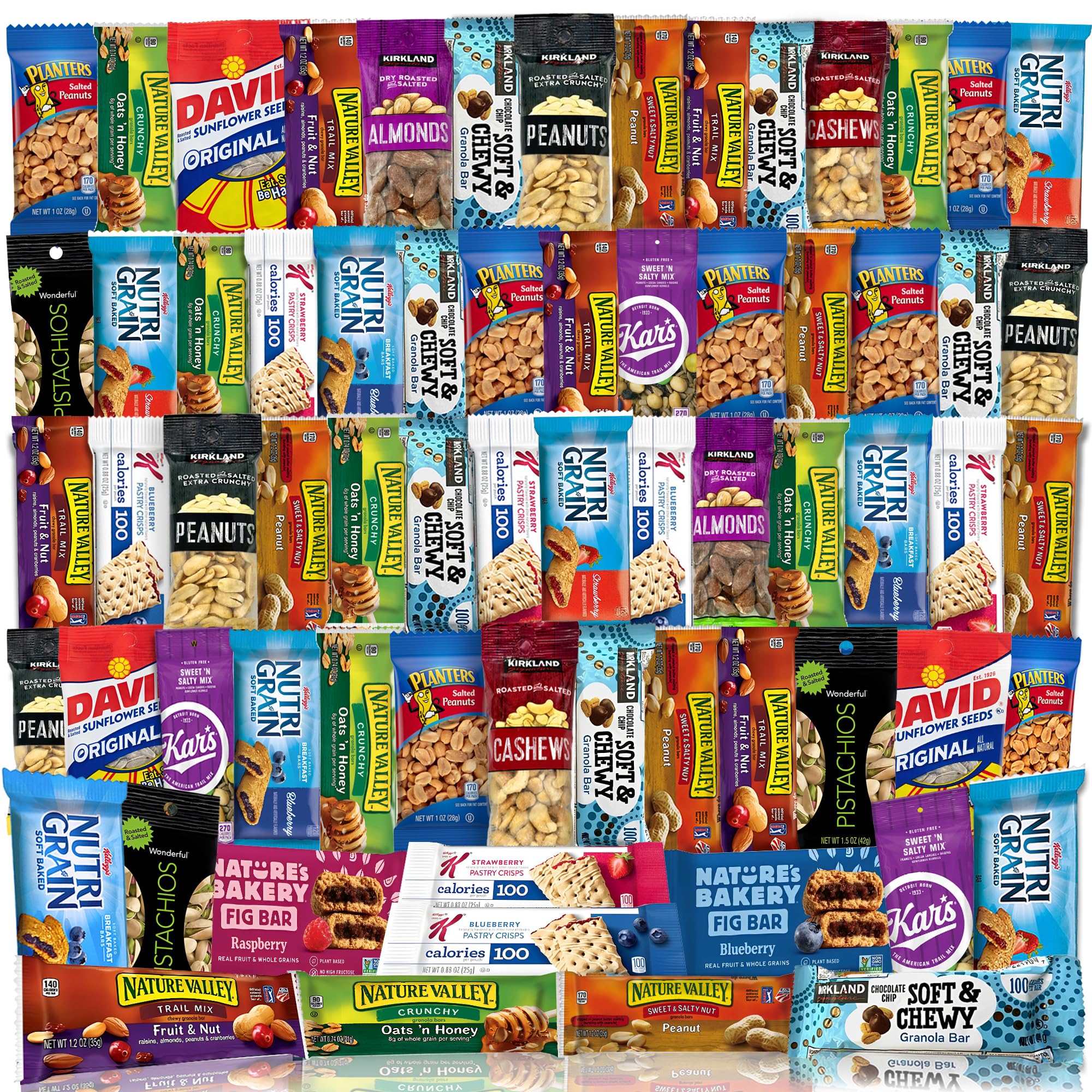 Snacks Gift Variety Basket for Adults (72 Count) Great For Men, Women, Adults, Office, School, Colleges - Gift Assortment Package - Great Gift Basket