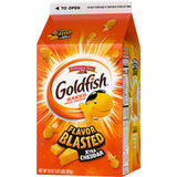 Pepperidge Farm Goldfish Flavor Blasted Xtra Cheddar Crackers, 30 Oz Carton, Pack of 6