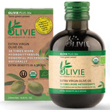 Organic High Polyphenol Extra Virgin Olive Oil, 30x More Hydroxytyrosol, Polyphenols 1250 mg/kg & Antioxidants, Research-Backed, OLIVIE PLUS 30X, Pure Cold Pressed EVOO, Heart Support, Kosher, 250ml