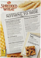 Post Honey Nut Shredded Wheat Cereal 20 oz (Pack of 12)