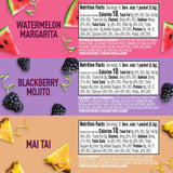 Crystal Light Mixology Drink Mix Variety Pack, 9 Packets, for Convenient On-the-Go Flavorful Hydration, Artificially Flavored Watermelon Margarita