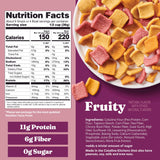 Catalina Crunch Protein Cereal - Sugar Free Breakfast Cereal with 11g of Protein - Gluten Free - Fruity - 8 oz. Bag (Pack of 1) (Packaging May Vary)