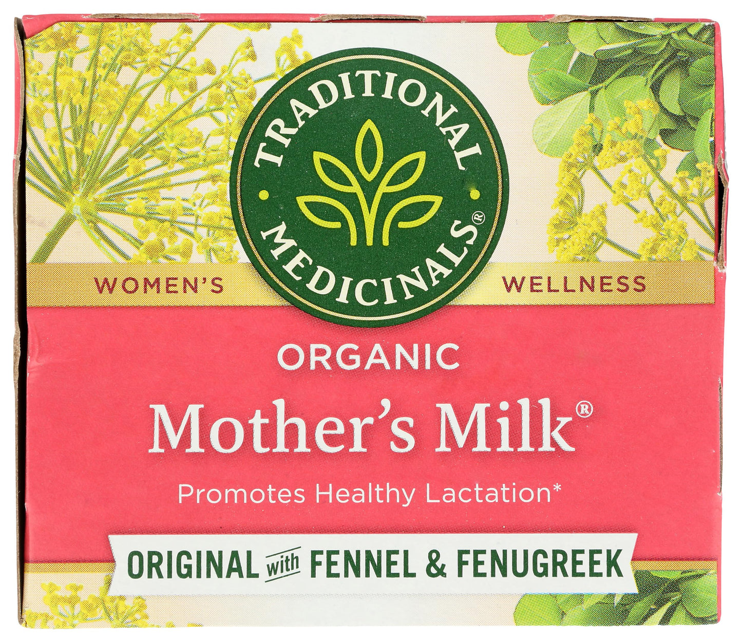 Traditional Medicinals Organic Mother’s Milk Herbal Tea, Promotes Healthy Lactation, (Pack of 1) - 16 Tea Bags