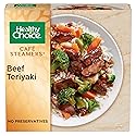 Healthy Choice Cafe Steamers Beef Teriyaki, Convenient Microwave Meal Made With No Preservatives, Frozen Meal, 9.5 OZ Bowl