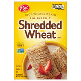 Shredded Wheat Big Biscuit, Whole Grain, Non-GMO, Heart Healthy Breakfast Cereal, 15 oz Box